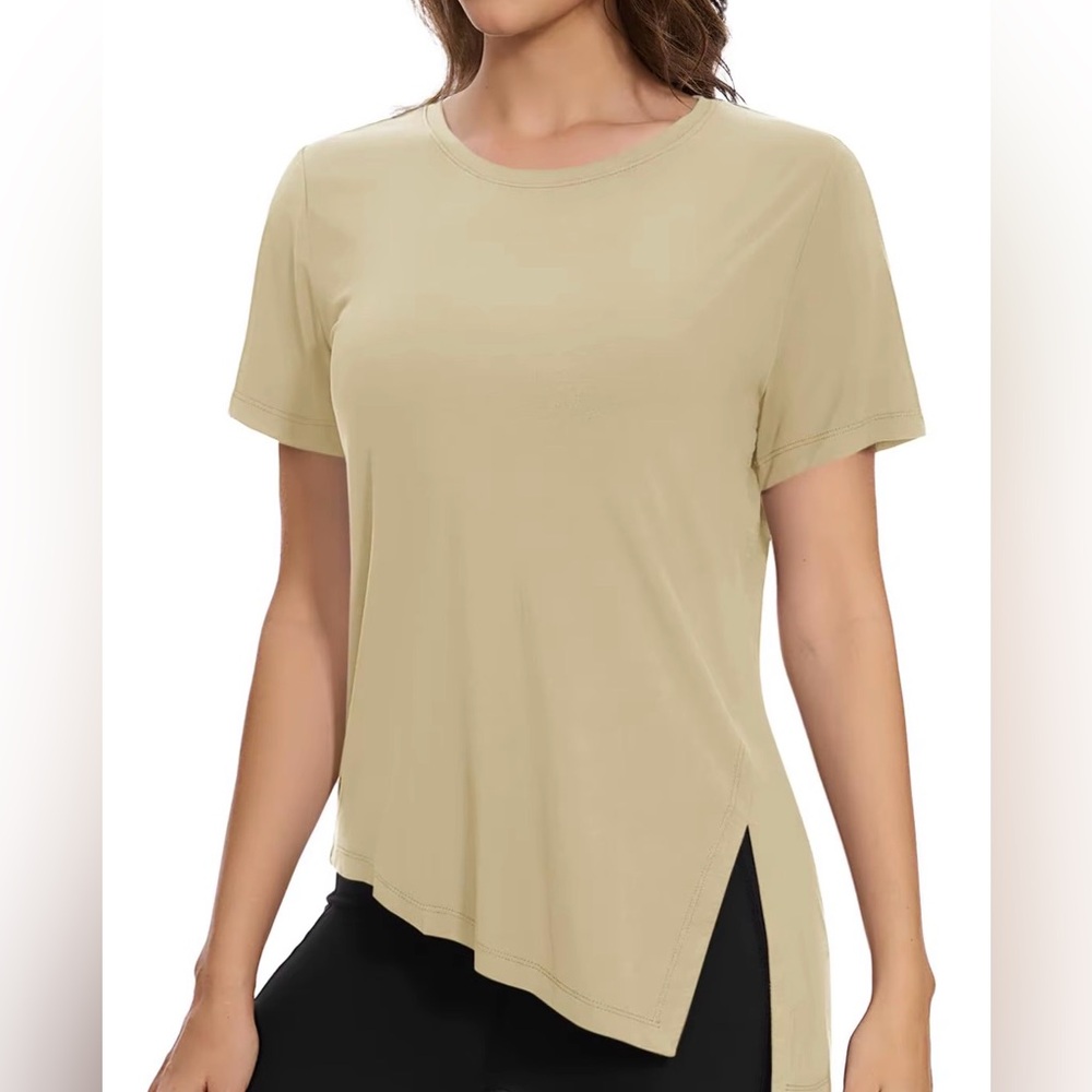 🆕 ♦️Women's Cotton Short Sleeve T-Shirt UPF 50+ Casual Summer Tee M